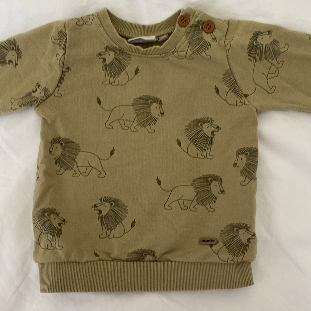 Minymo Lion Print sweatshirt